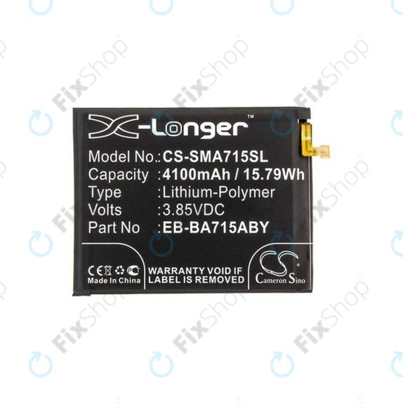 Bateria do Samsung A71 A715F, EB-BA715ABY, 4100mAh, HQ