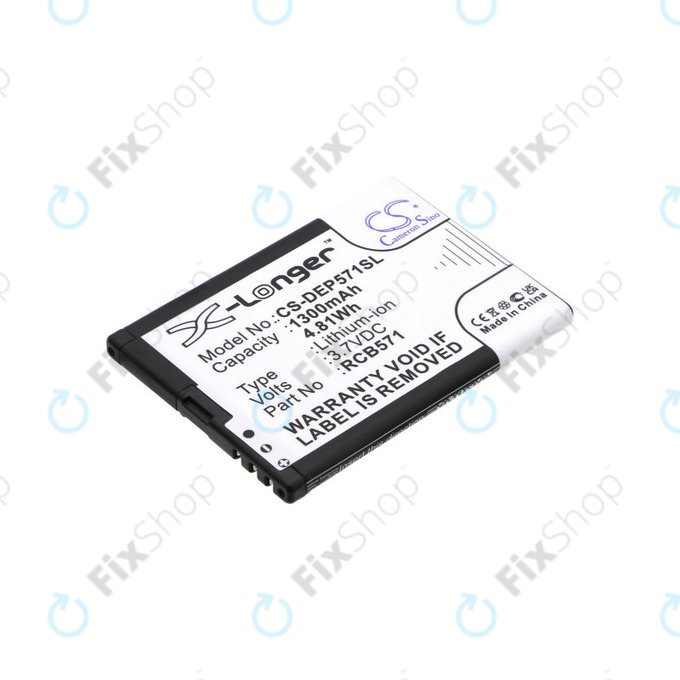 Bateria dla CPA Halo 11, 1300mAh, Li-Ion, 3.7 V, RCB571, HQ