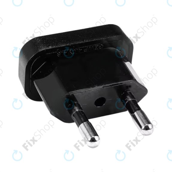 Adapter Wtyczki 220V z US na EU, Czarny