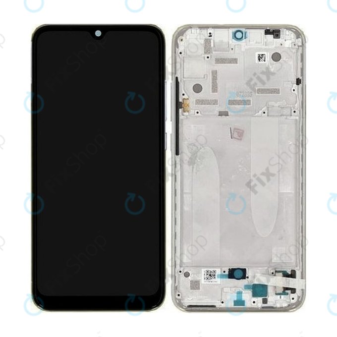 Wyświetlacz do Xiaomi Mi A3, Ekran dotykowy z ramką, More Than White, TFT