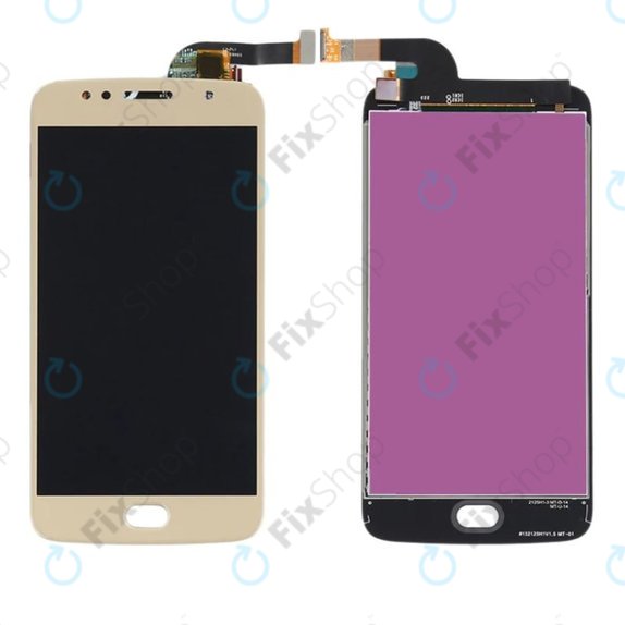 Wyświetlacz do Motorola Moto G5S XT1794, Ekran dotykowy bez ramki, Złoty, Gold, TFT