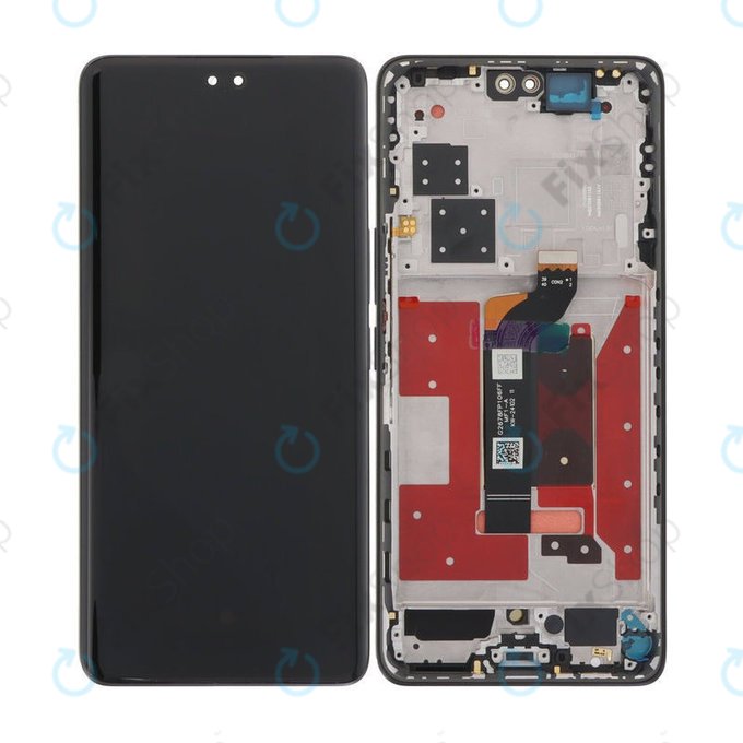 Wyświetlacz OLED do Honor 200 Pro, Ekran dotykowy z ramką, Czarny, Black