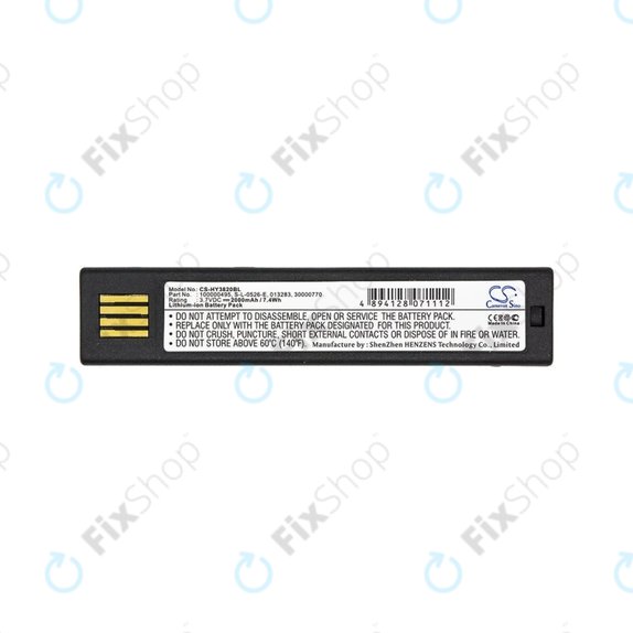 Bateria do Honeywell 1202g, 1452G, 1472G, 1902GHD/GSR, 1911i, 1981i, 3820/i, 4620, 4820/i, 5620, 6320, 8675i, Xenon 3820/i, 4820/i, 5620, 6320, 100000495, S-L-0526-E, HO48L1-G, 2000mAh, HQ