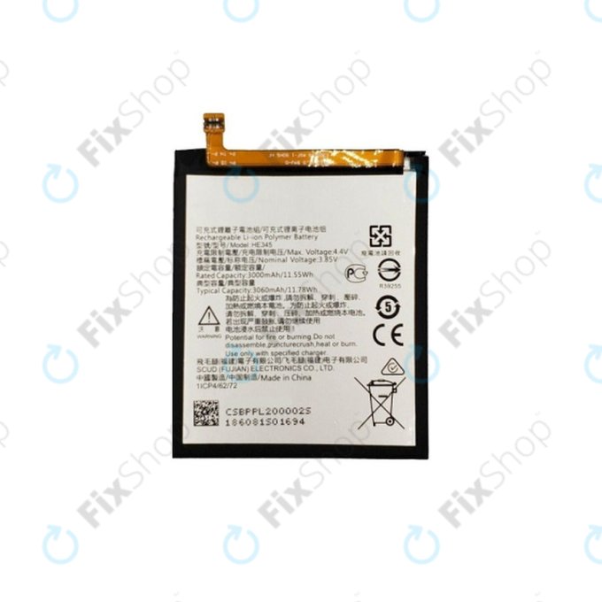 Bateria do Nokia 6.1, HE345, 3060mAh