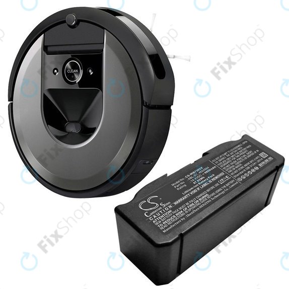 Bateria do iRobot Roomba e-seria, i-seria, ABL-D1, 4624864, ABL-D2, Li-Ion, 14,4V 6800mAh, HQ