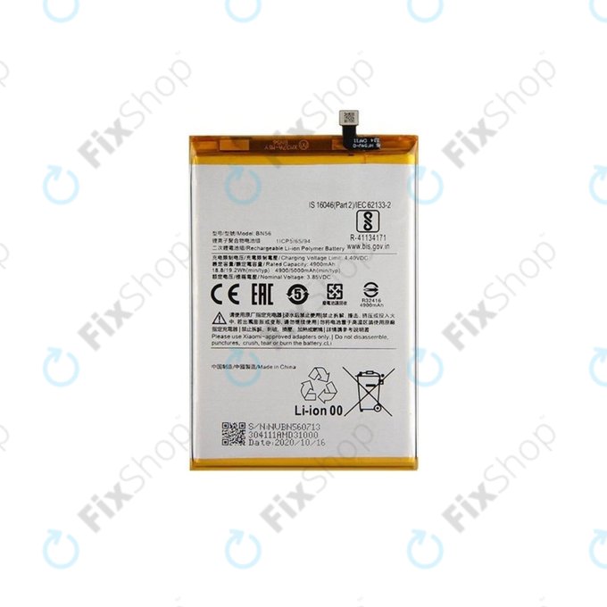 Bateria do Xiaomi Redmi 9C, 9A, BN56, 5000mAh