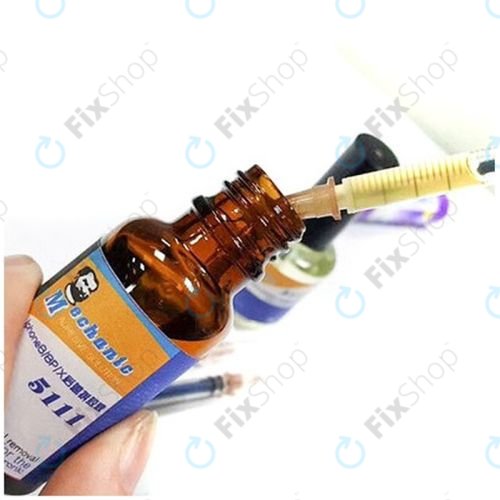 Zmywacz kleju do tylnej obudowy szklanej Mechanic 5111, iPhone 8 - 14 Pro Max, 20ml