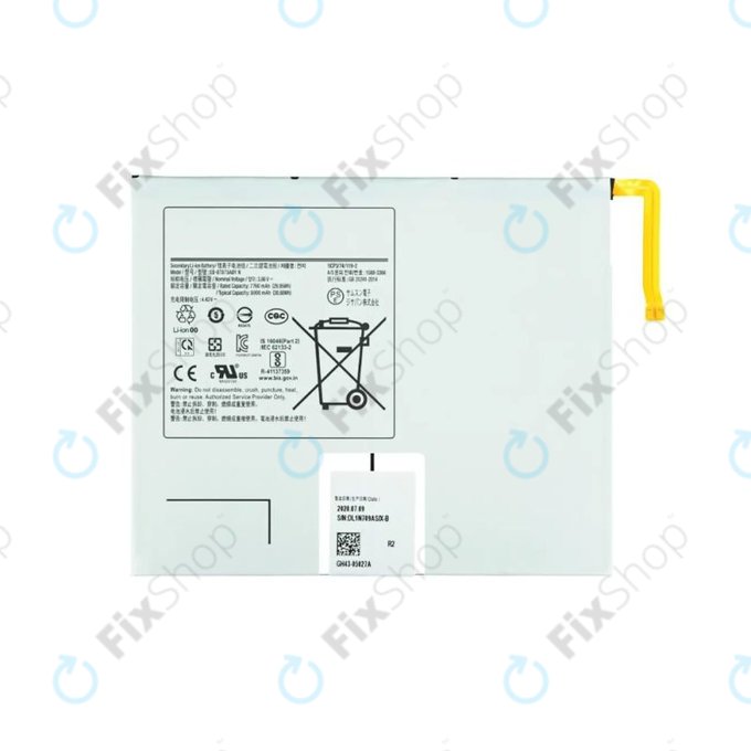 Bateria do Samsung Tab S8 X700B, X706N, EB-BT875ABY, 8000mAh