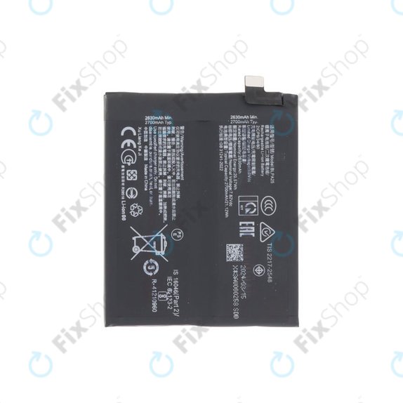 Bateria do OnePlus 12 PJD110, BLP975, 5000mAh