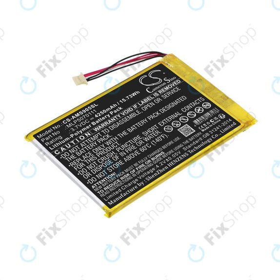 Bateria do Autel MaxiSys Mini, MaxiIM IM508, MS905, 4250mAh, Li-Pol, 3.7V, MLP5070111, HQ