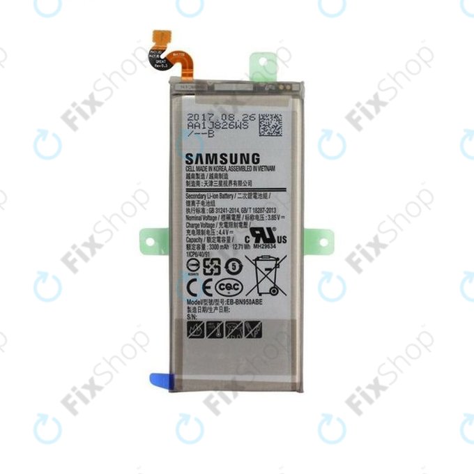 Bateria do Samsung Note 8 N950FD, EB-BN950ABE, EB-BN950ABA, 3300mAh, GH82-15090A, Genuine Service Pack