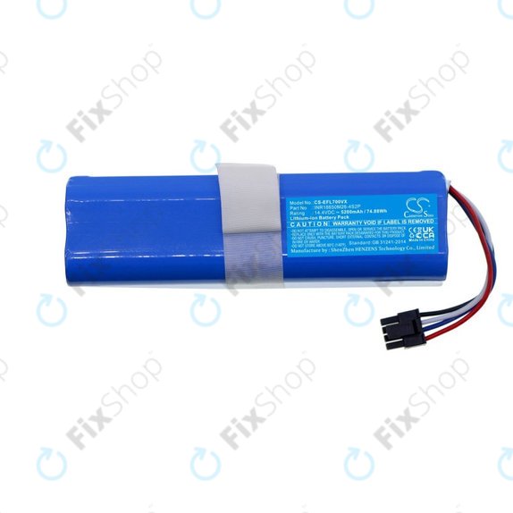 Bateria do Eufy Robovac L70 Hybrid, 5200mAh, Li-Ion, 14.4V, D080-4S2P, HQ
