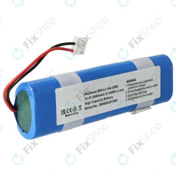 Bateria do Ecovacs Deebot DJ35, DK35, DN55, S08-LI-144-2500, Li-Ion, 14,4V 2600mAh