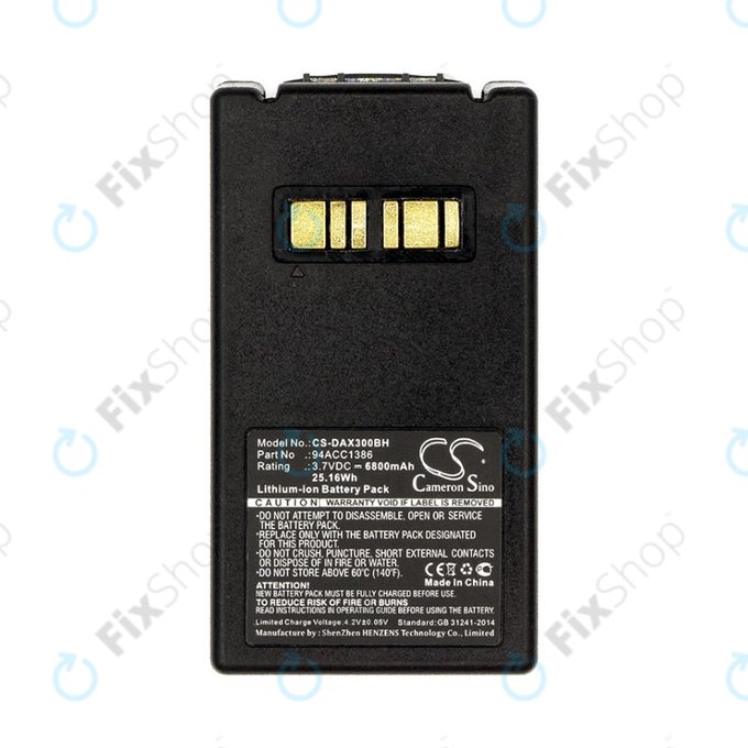 Bateria do Datalogic Falcon X4, X3, 6800mAh, Li-Ion, 3.7V, 94ACC1386, HQ