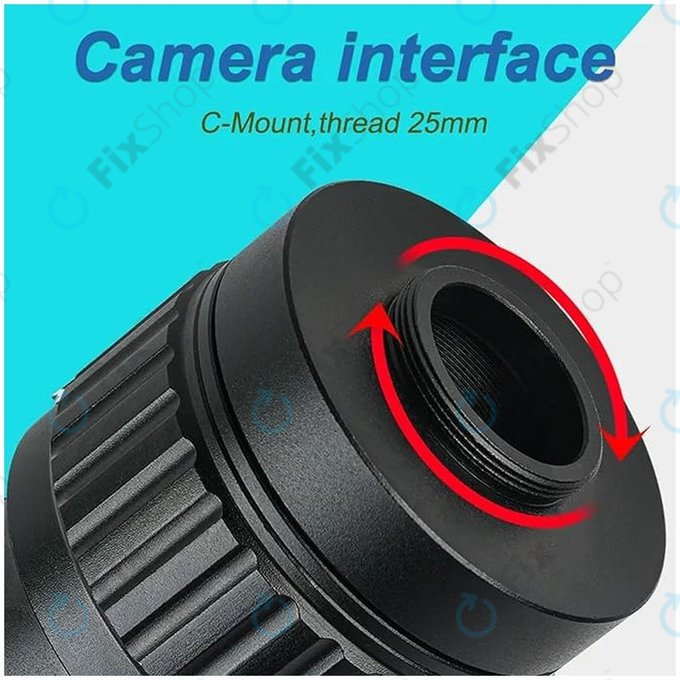Adapter CTV 1X do Mikroskopu Trinokularnego, C-Mount