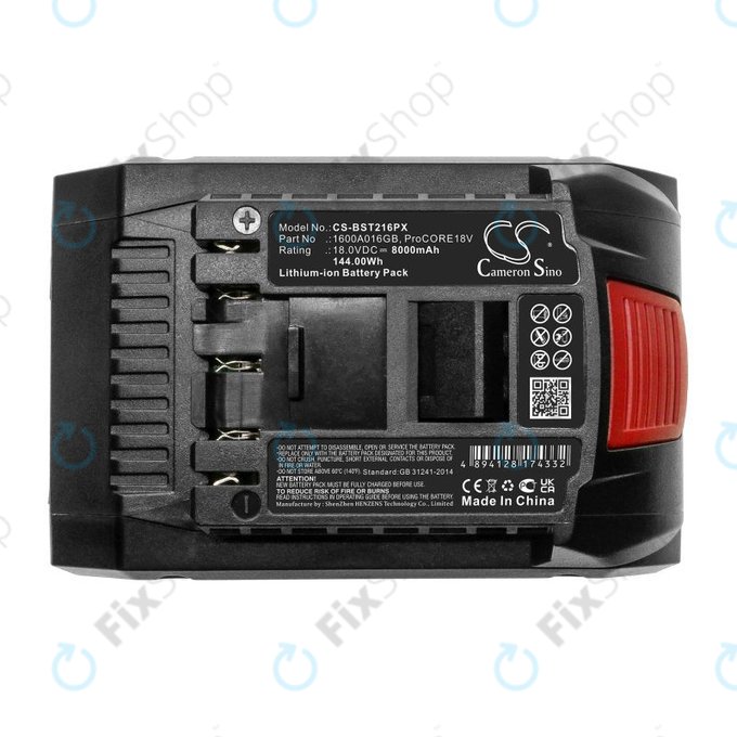 Bateria do Bosch Gbh, Gcv, Gks, Gts 18V, 8000mAh, Li-Ion, 18V, ProCORE18V, HQ