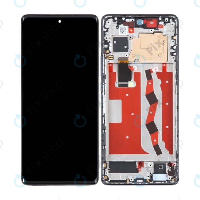 Wyświetlacz OLED do Huawei Nova 10, Ekran dotykowy z ramką, Starry Black