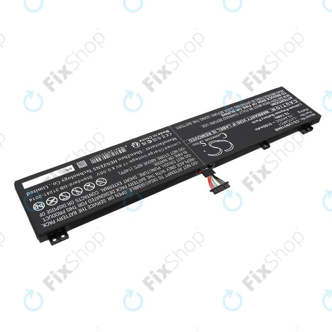 Bateria do Lenovo Legion 5 15ARH7H, 82RD0002SB, 5100mAh, Li-Pol, 15.44V, L21C4PC1, HQ