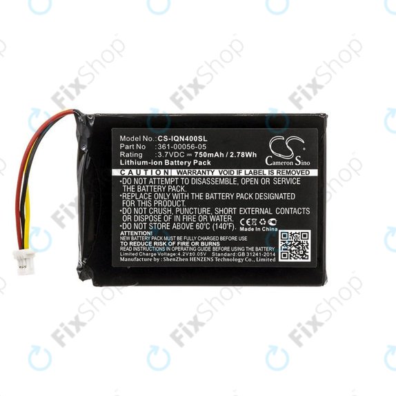 Bateria do Garmin Nüvi 40, 750mAh, Li-Ion, 3.7V, 361-00056-05, HQ