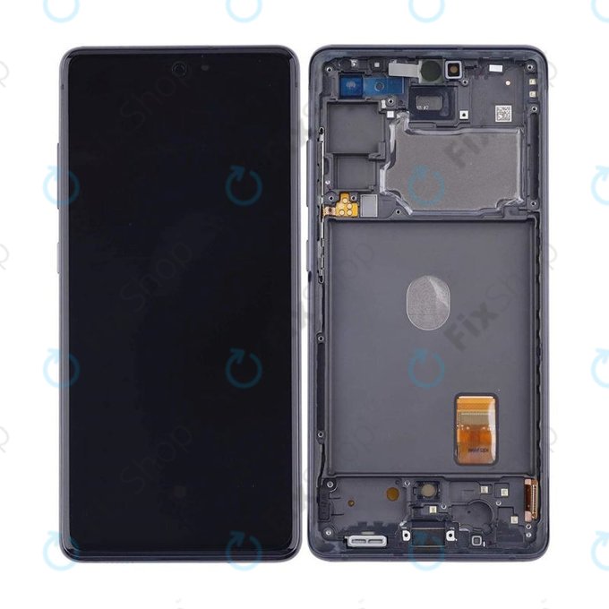Wyświetlacz do Samsung S20 FE G780F, Ekran dotykowy z ramką, Czarny, Black, TFT