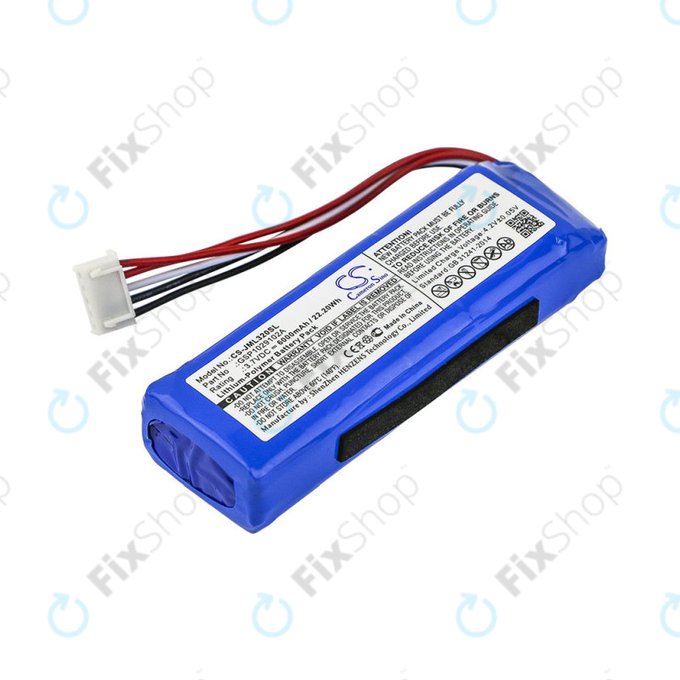 Bateria do JBL Charge 3 (2016), Li-Pol, 6000mAh, HQ