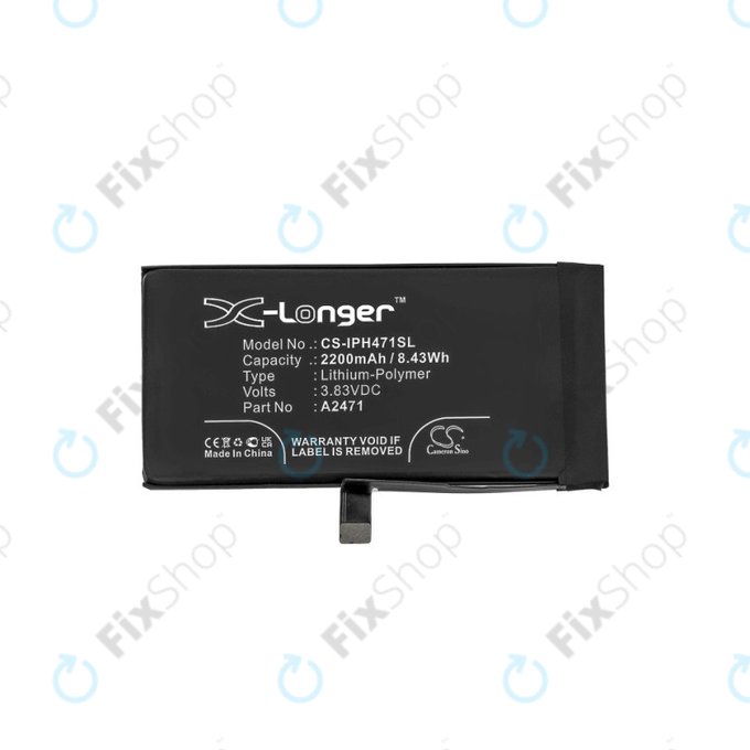 Bateria do iPhone 12 Mini, A2471, 2200mAh, HQ