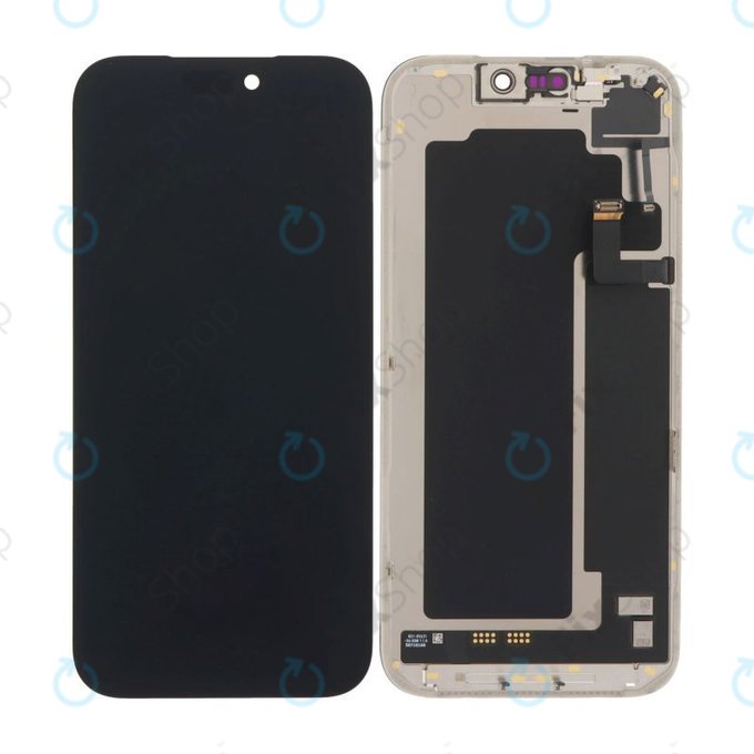 Wyświetlacz Soft OLED 120Hz dla iPhone 17 Pro Max, Ekran dotykowy z ramką, DIAGNOSTIC