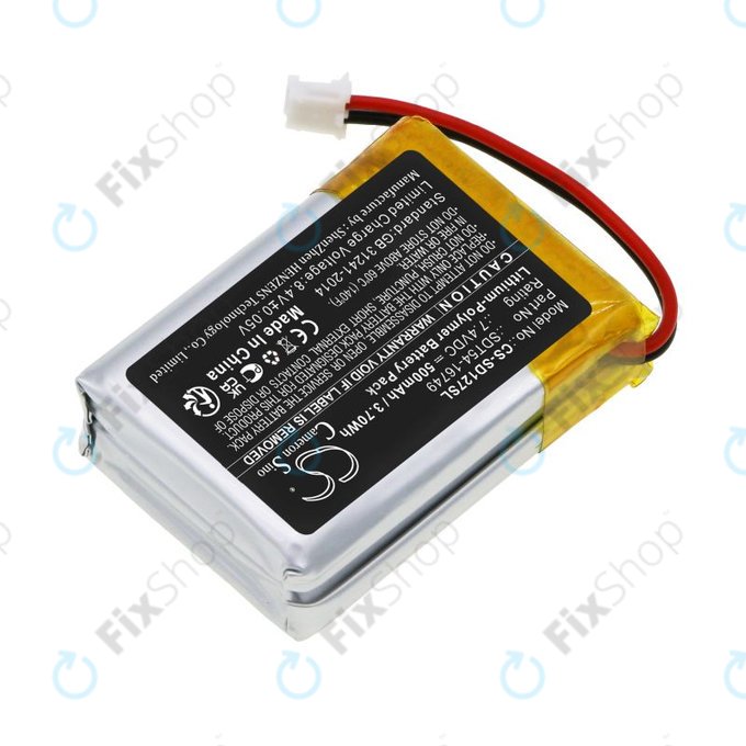 Bateria do Sportdog Sd-1275/875, 500mAh, Li-Pol, 7.4V, SDT54-16749, HQ