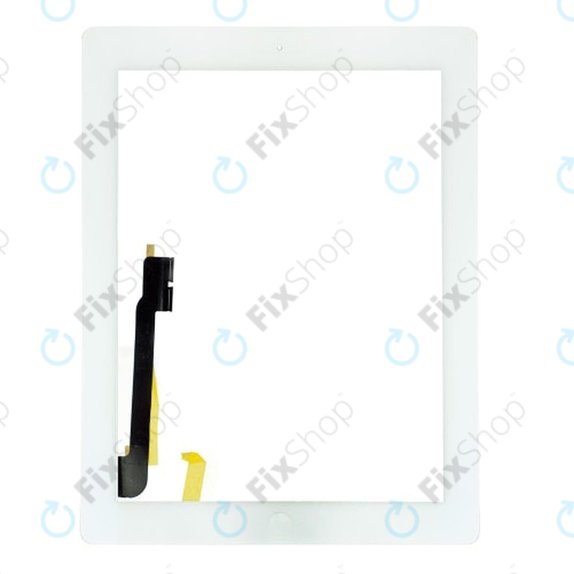 Ekran dotykowy z przyciskiem Home dla iPad 3, iPad 4, White