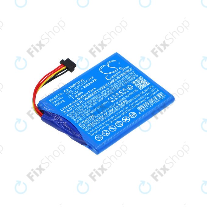 Bateria do TomTom Pro 8270, Pro 8275, 2000mAh, Li-Ion, 3.7V, UZ6, HQ
