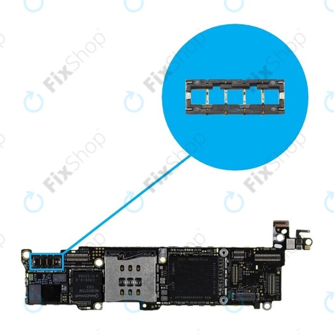 Zlacze baterii do iPhone 5C, 5S
