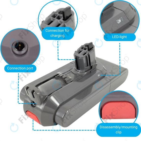 Bateria do Dyson V11, SV15, SV18, 970938-01, Li-Ion, 25,2V 3600mAh