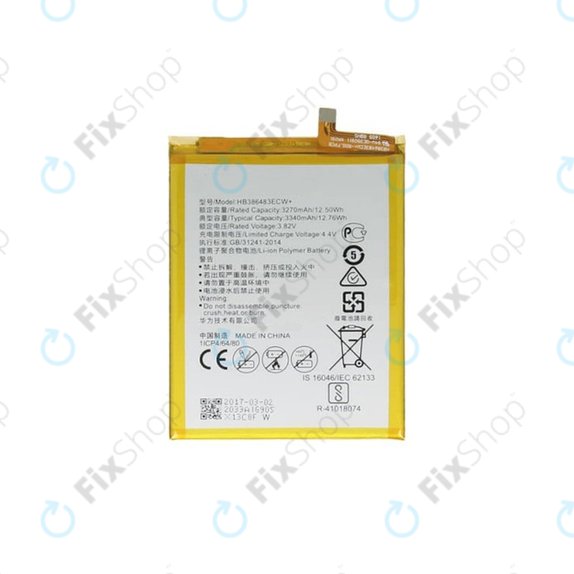 Bateria do Huawei Honor 6X (BLN-L21), HB386483ECW, 3340mAh