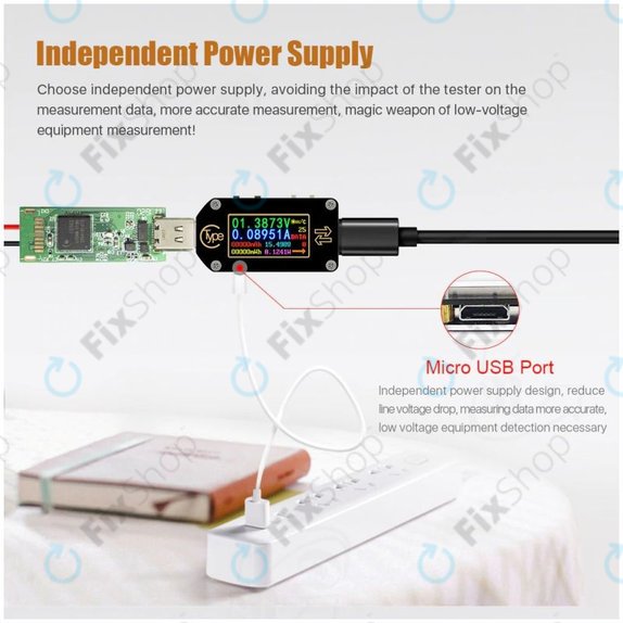 Multimetr USB (USB‑C), Joy-it JT-TC66C