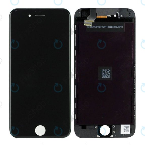 Wyświetlacz dla iPhone 6, Black, Ekran dotykowy z ramką