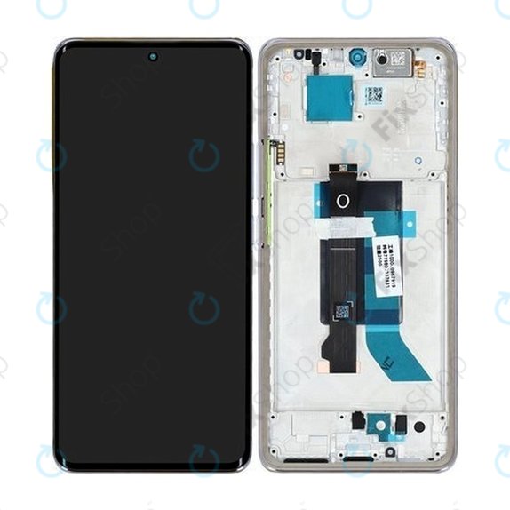 Wyświetlacz do Xiaomi Redmi Note 14 Pro 5G 24090RA29G, Ekran dotykowy z ramką, Lavender Purple, 56002400O1600, Genuine Service Pack
