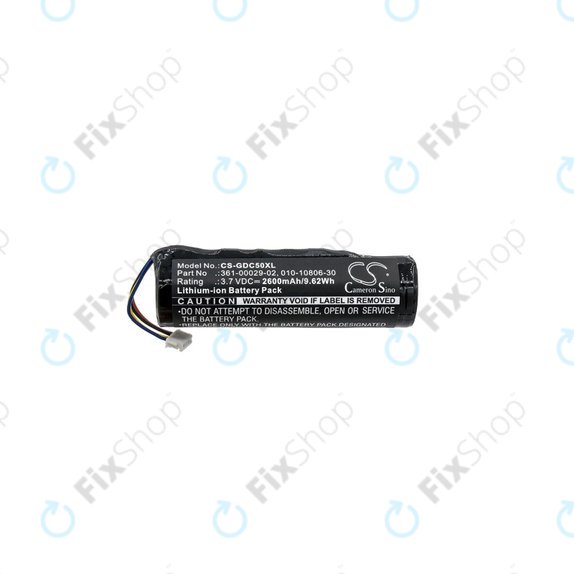 Bateria do Garmin Alpha 100, DC50, GAA002, GAA003, GAA004, T5, TT10, TT15, 010-10806-30, 010-11828-03, 361-00029-02, 2600mAh, HQ