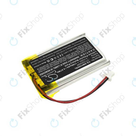 Bateria do Sena 30K, Sena 50S, SP46, 1100mAh, Li-Pol, 3.7V, YT102540P, HQ