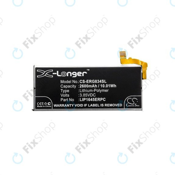 Bateria dla Sony Xperia XZ1 G8341, 2600mAh, Li-Pol, 3.85 V, LIP1645ERPC, HQ