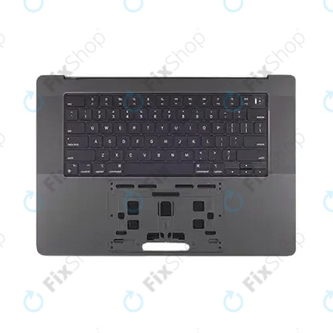 Górna rama klawiatury do MacBook Pro 16", A3403 (2024), z klawiaturą US i baterią, Space Black, 661-42823, Genuine Apple