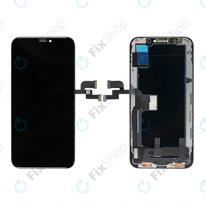 Wyświetlacz dla iPhone XS, Ekran dotykowy z ramką, Refurbished
