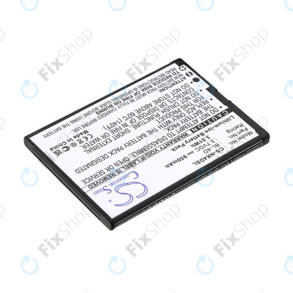 Bateria do Nokia N97 Mini, E5, E7, BLU Hero 2, 950mAh, Li-Ion, 3.7V, BL-4D, HQ