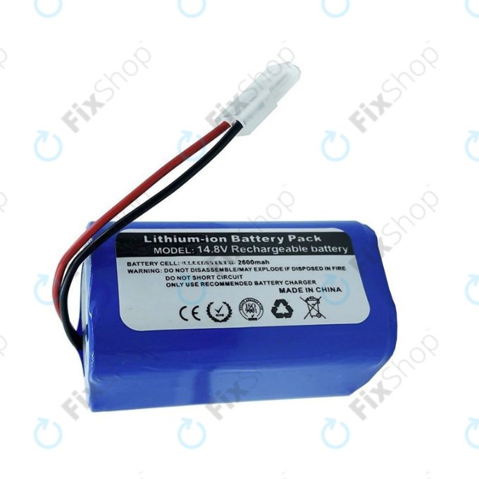 Bateria do Xiaomi Essential (Mijia G1), Flyco FC-seria, myVacBot SN500, Panasonic MC-seria, Phicomm X3, Puppy R-seria, Li-026418 Li-Ion 14,8V 2600mAh