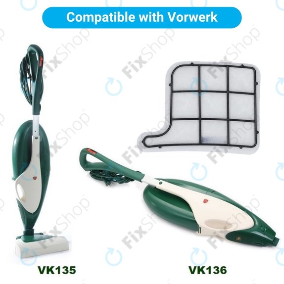 Filtr pyłu do Vorwerk VK135, VK136, VK369