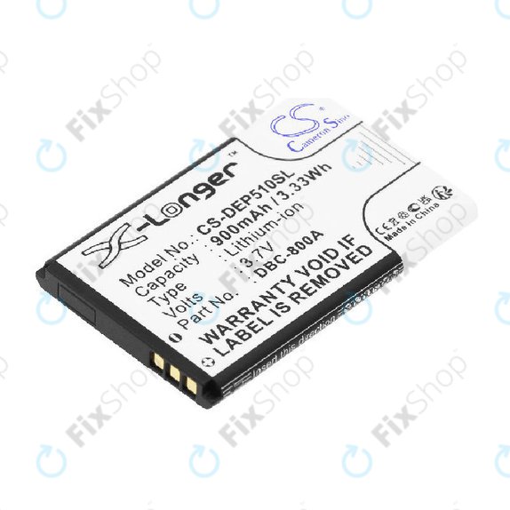Bateria do Doro 1360, 900mAh, Li-ion, 3.7V, DBC-800A, HQ