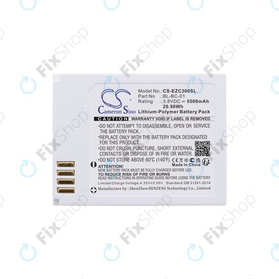 Bateria do Ezviz C3a, 5500mAh, Li-Pol, 3.8V, BL-BC-01, HQ