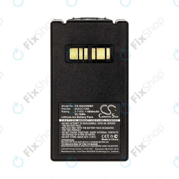 Bateria do Datalogic Falcon X4, X3, 6800mAh, Li-Ion, 3.7V, 94ACC1386, HQ