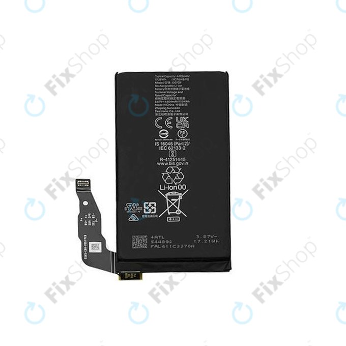 Bateria do Google Pixel 8a, G07DF, 4492mAh, G949-01097-00, G949-00795-00, Genuine Service Pack