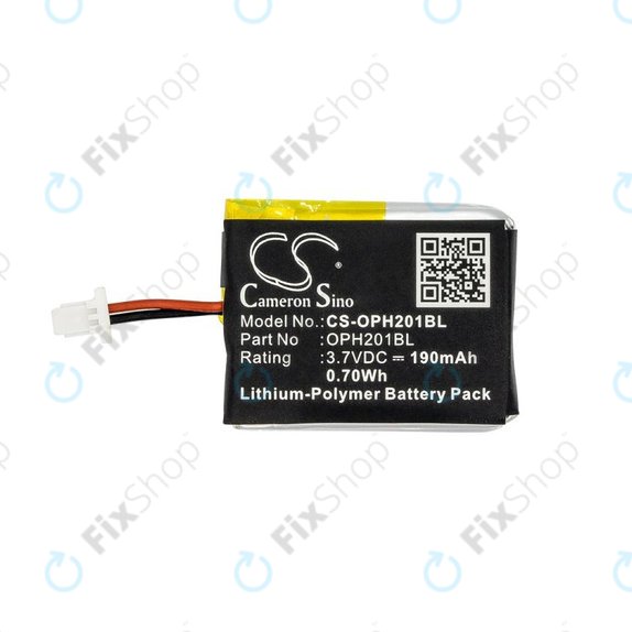 Bateria do Opticon OPN-2000, 190mAh, Li-Pol, 3.7V, OPH201BL, HQ