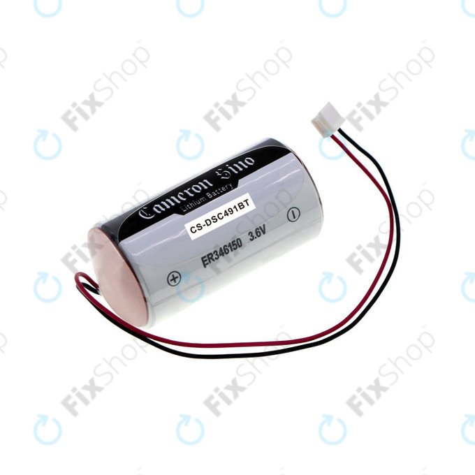 Bateria do DSC WT4911B, WT4911R Wireless Outdoor Siren, 14500mAh, Li-MnO2, 3.6V, ER34615M-T1, HQ